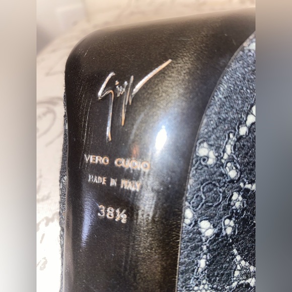 Sexy Monro Lace Giuseppe Zanotti Peep toe stiletto - Picture 11 of 16